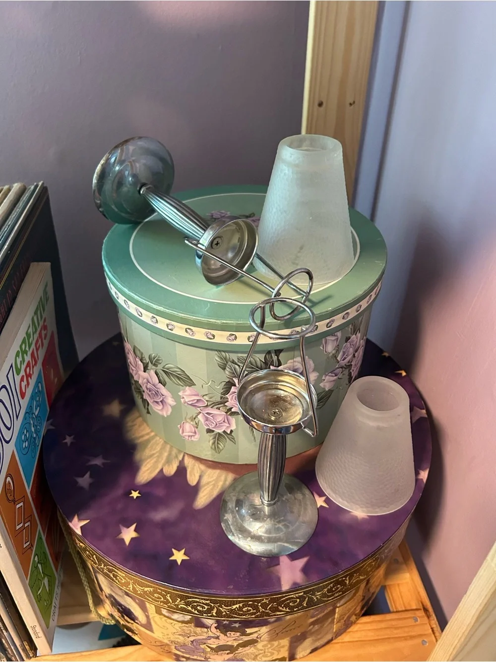 Whimsical Set of Tea-light Lamps